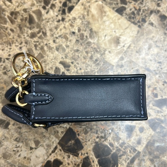 Coach Navy and Red Cherry Tote. Keychain/Purse Charm. - Picture 4 of 9